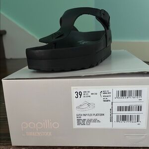 Birkenstock Black Papillio Platform Sandals